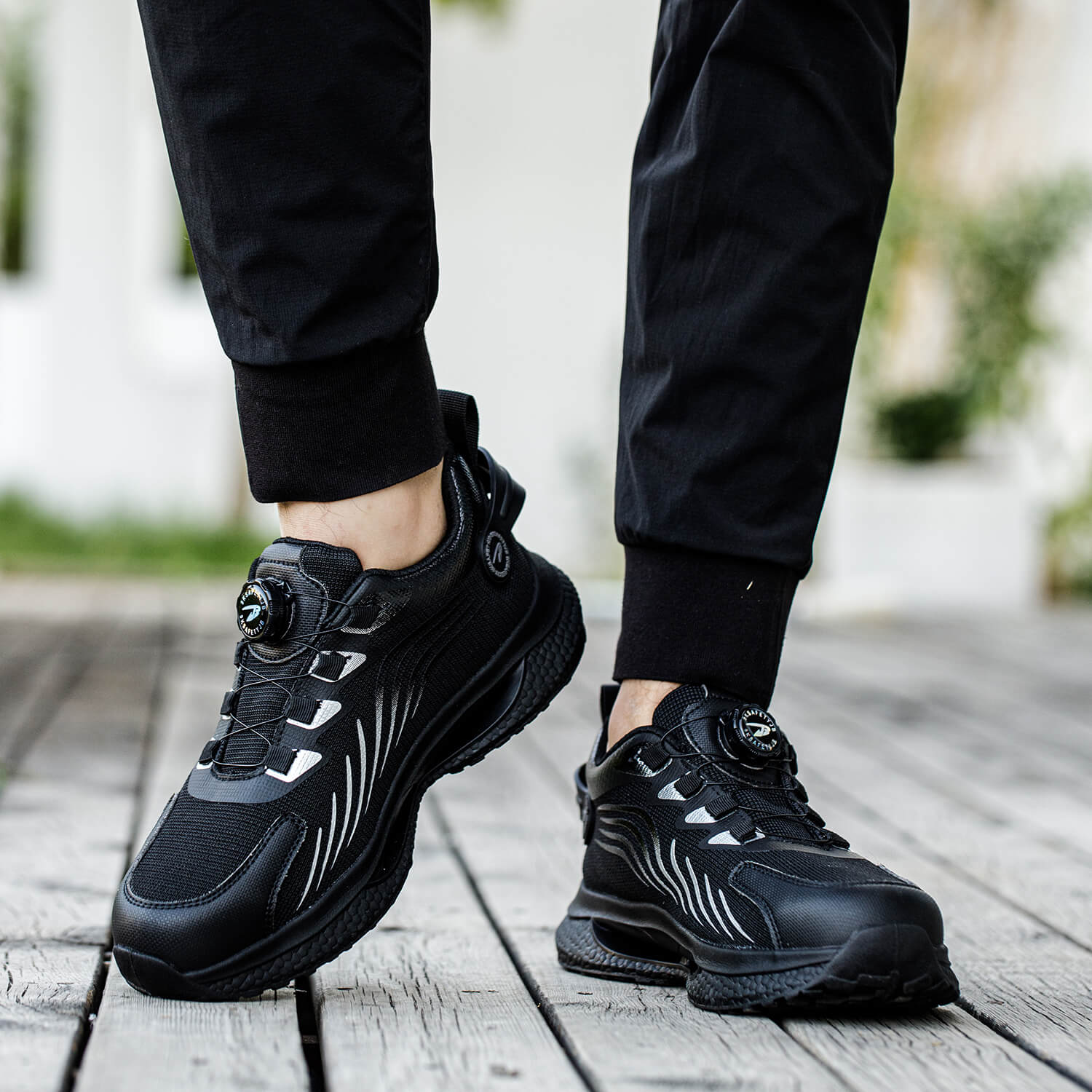 S3 Sznurowad?a Knob �C M?skie Tenis��wki Robocze Ze Stalowymi Noskami