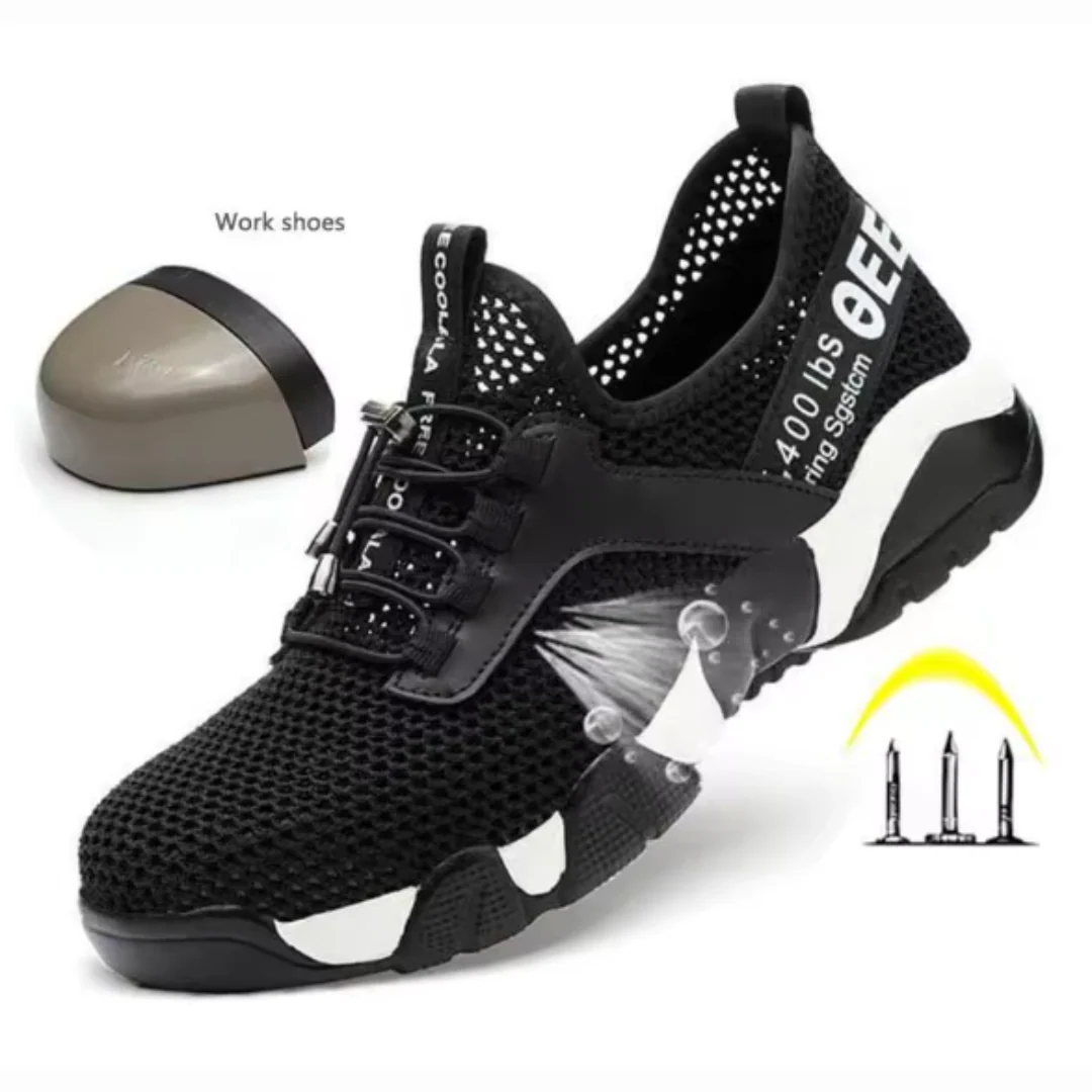 Buty robocze m?skie z noskiem stalowym - lekkie, oddychaj?ce i trwa?e