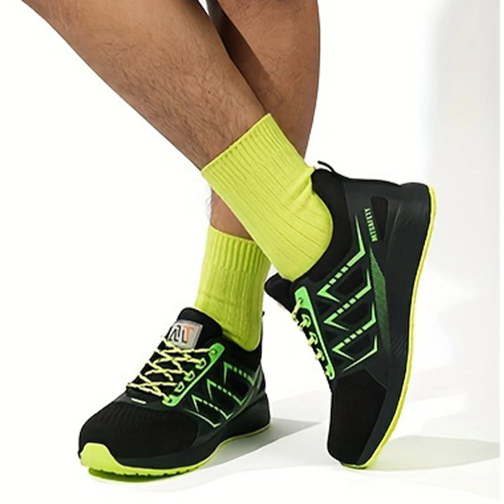 Buty robocze m?skie z noskiem stalowym - lekkie, sportowe i antypo?lizgowe