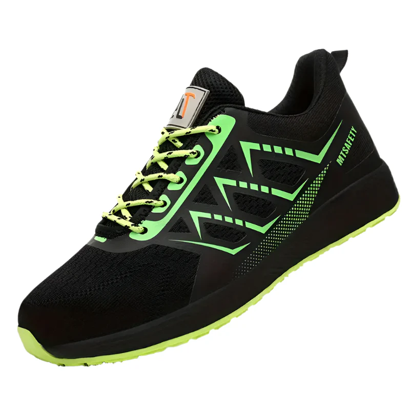 Buty robocze m?skie z noskiem stalowym - lekkie, sportowe i antypo?lizgowe