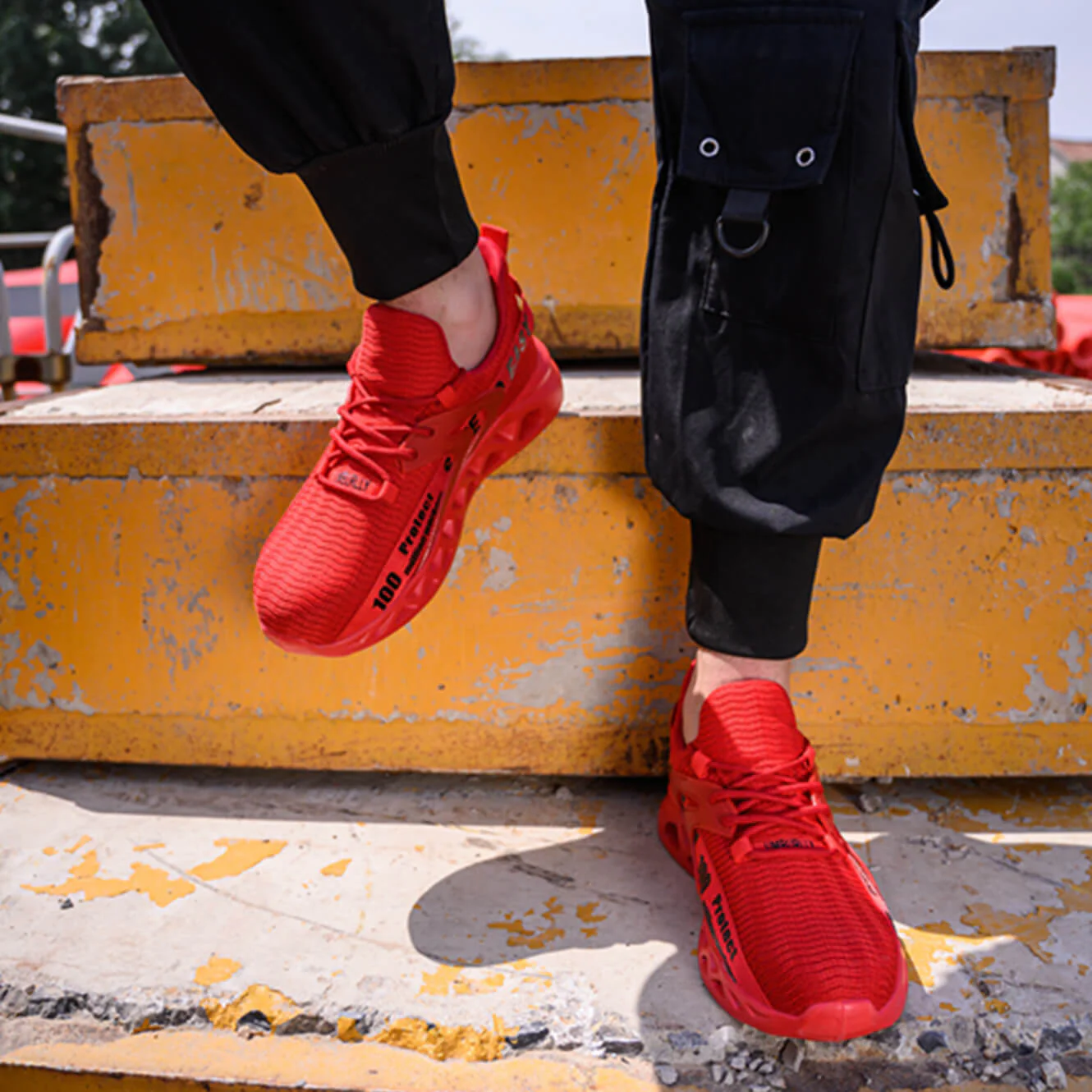 Stylowe M?skie Tenis��wki Robocze S3 Stalowy Palec