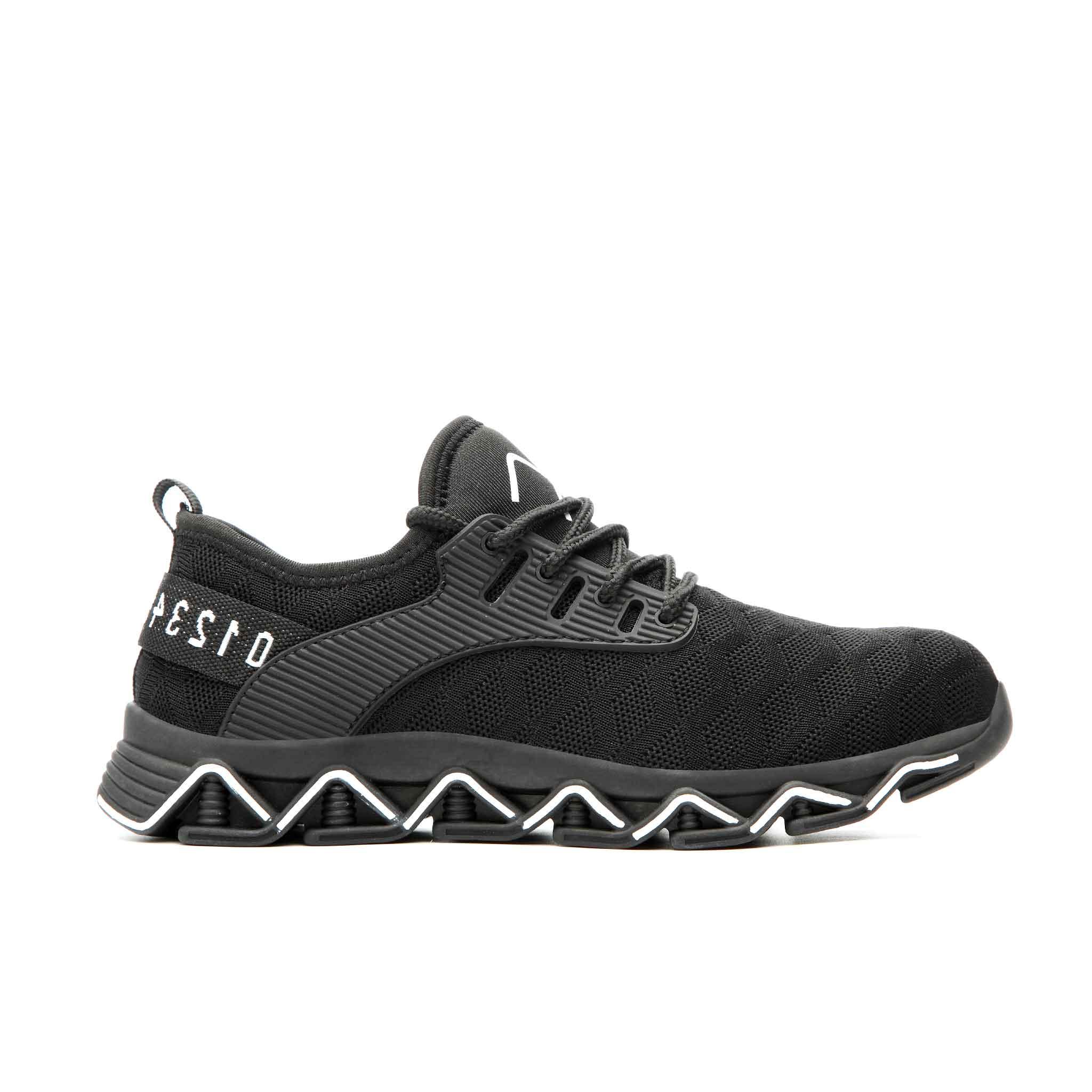 S25 M?skie Buty Sportowe ze Stalowym Noskiem - Podeszwa Gumowa