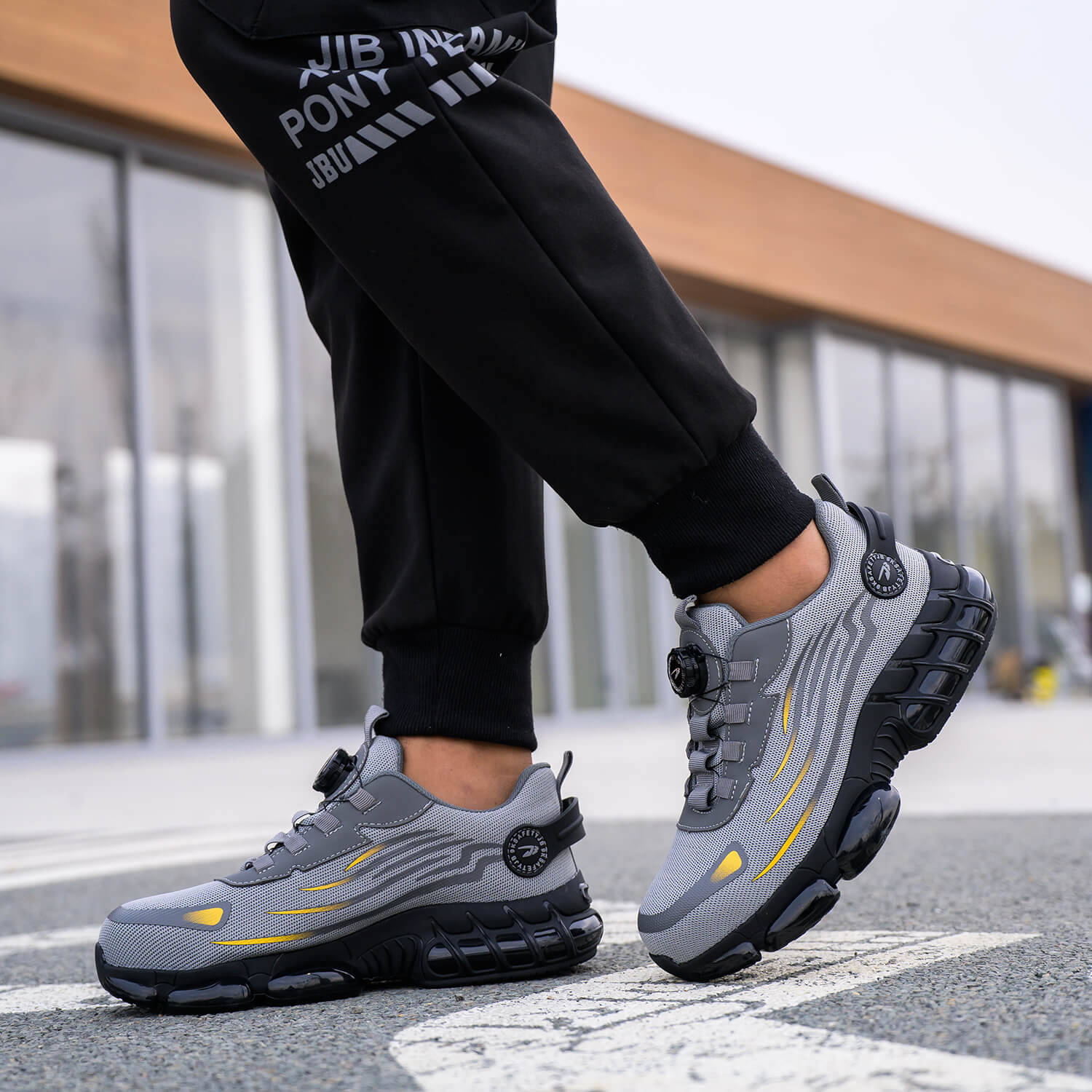 S3 Sznur��wki do k��? �C Lekkie Tenis��wki Robocze Ze Stalowymi Noskami