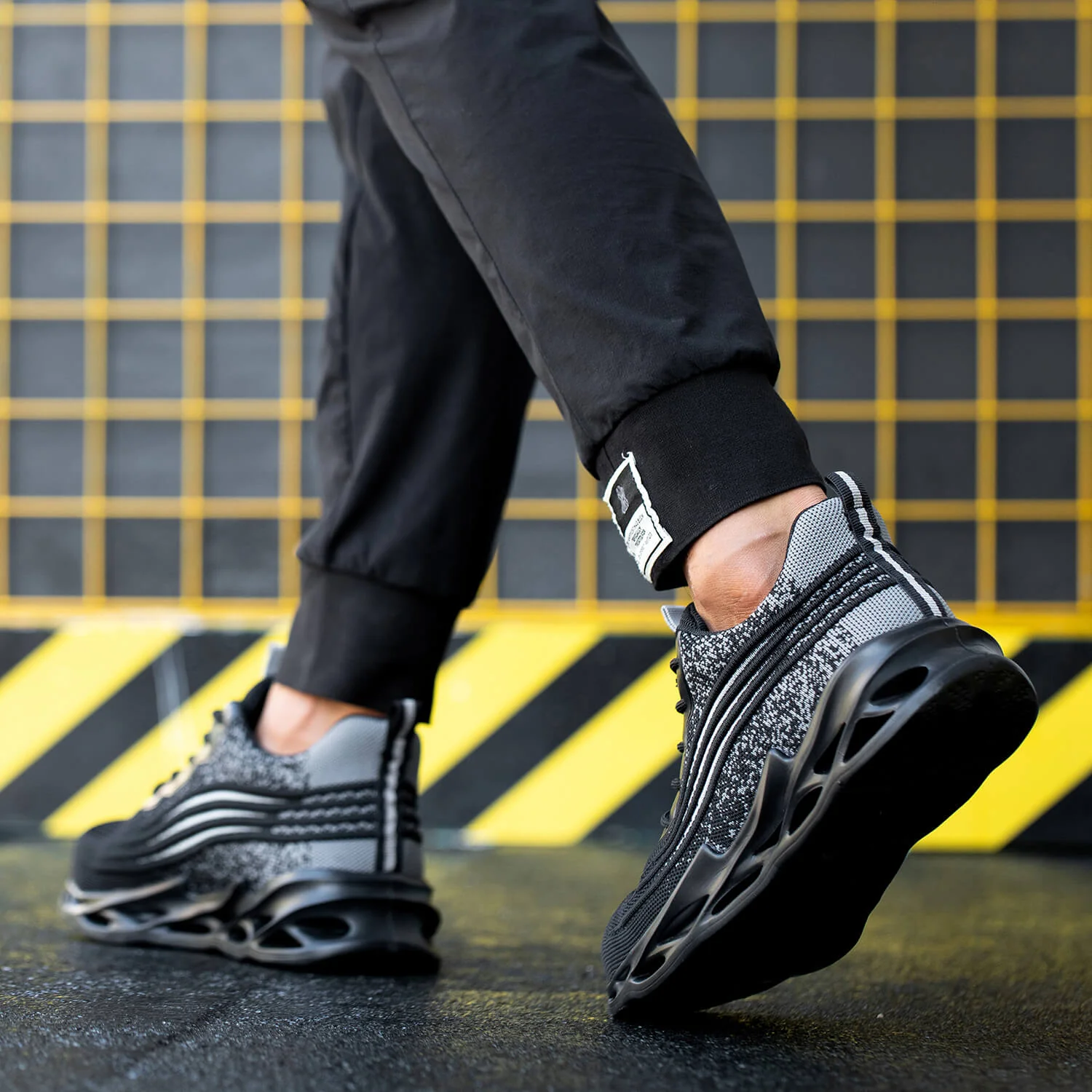 Wygodne M?skie Tenis��wki Robocze S3 Stalowy Palec