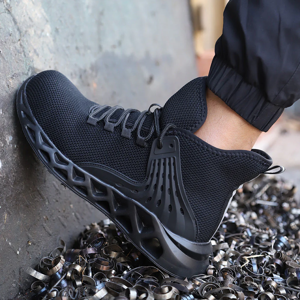 S25 Oddychaj?ce Wysokie Buty Robocze Orthoguard | Ze Stalowym Noskiem dla M??czyzn