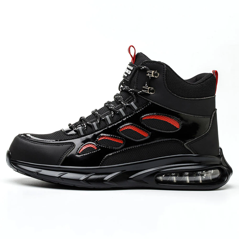 Buty robocze m?skie z kevlarow? wk?adk? i stalowym noskiem - lekkie i oddychaj?ce