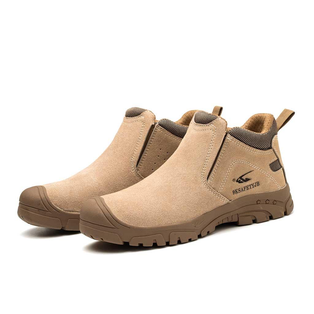 M?skie Buty Spawalnicze ze Stalowym Noskiem - Gumowa Podeszwa