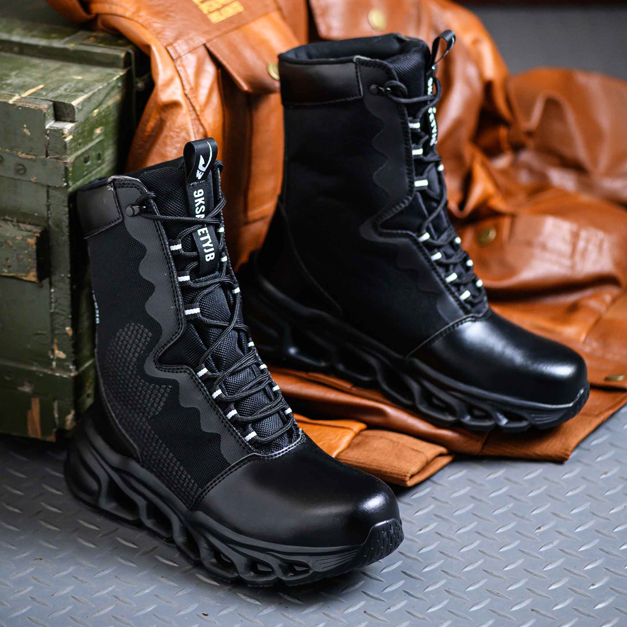 Wodoodporne M?skie Buty Robocze �C Antypo?lizgowe i Trwa?e ze Stalowym Noskiem