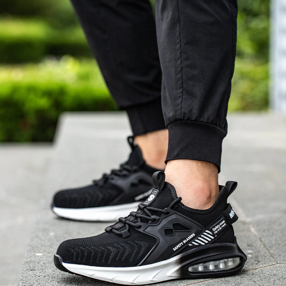 Buty robocze z podnoskiem stalowym dla m??czyzn - lekkie i antypo?lizgowe