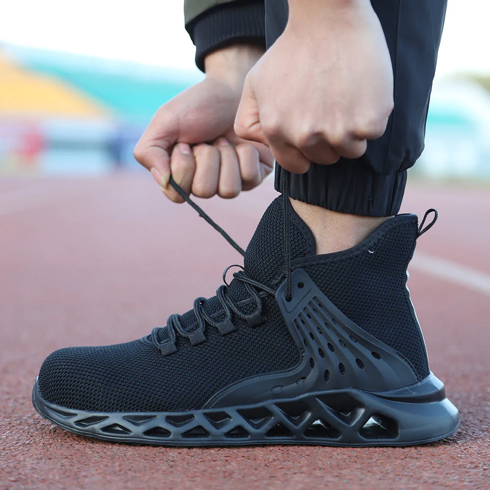 S25 Oddychaj?ce Wysokie Buty Robocze Orthoguard | Ze Stalowym Noskiem dla M??czyzn