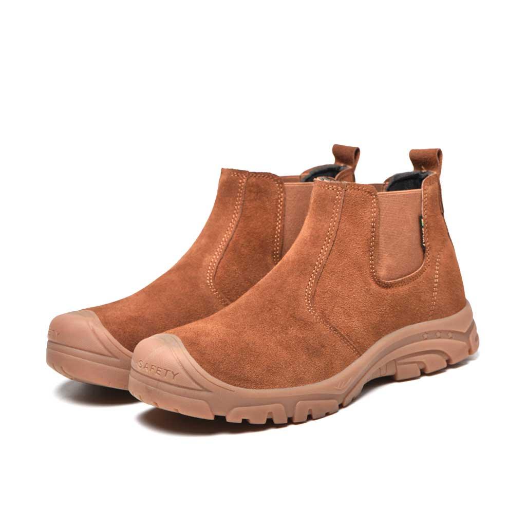 M?skie Buty Typu Chelsea Boots Stalowy Palec - Antypo?lizgowe Obuwie Ochronne