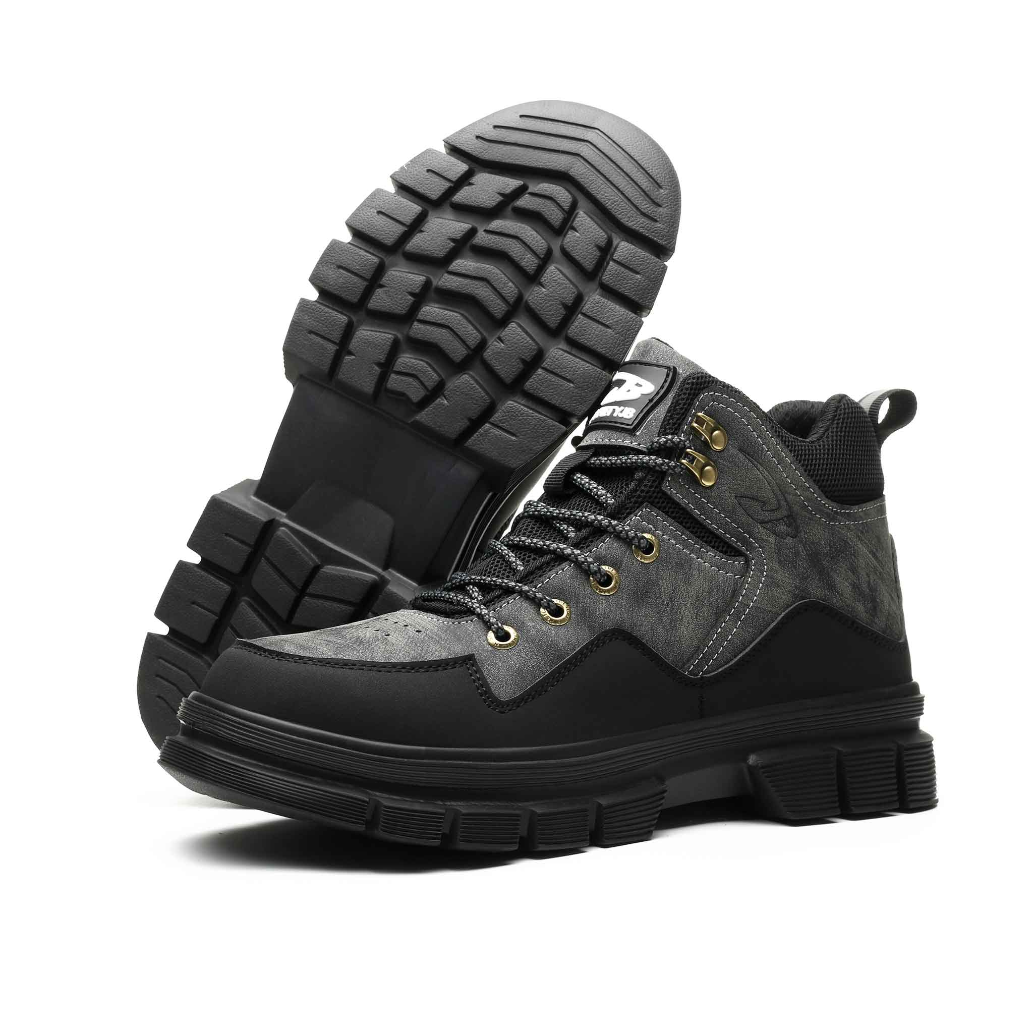 Ocieplane M?skie Buty Robocze �C Wytrzyma?e Buty Ochronne Ze Stalowym Podnoskiem