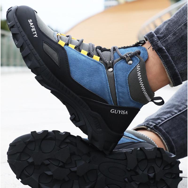 Buty ochronne m?skie z noskiem stalowym - lekkie, oddychaj?ce na zim?