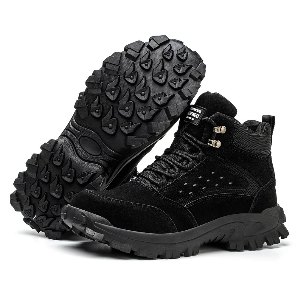 Buty robocze m?skie ognioodporne z kevlarow? podeszw? i stalowym noskiem