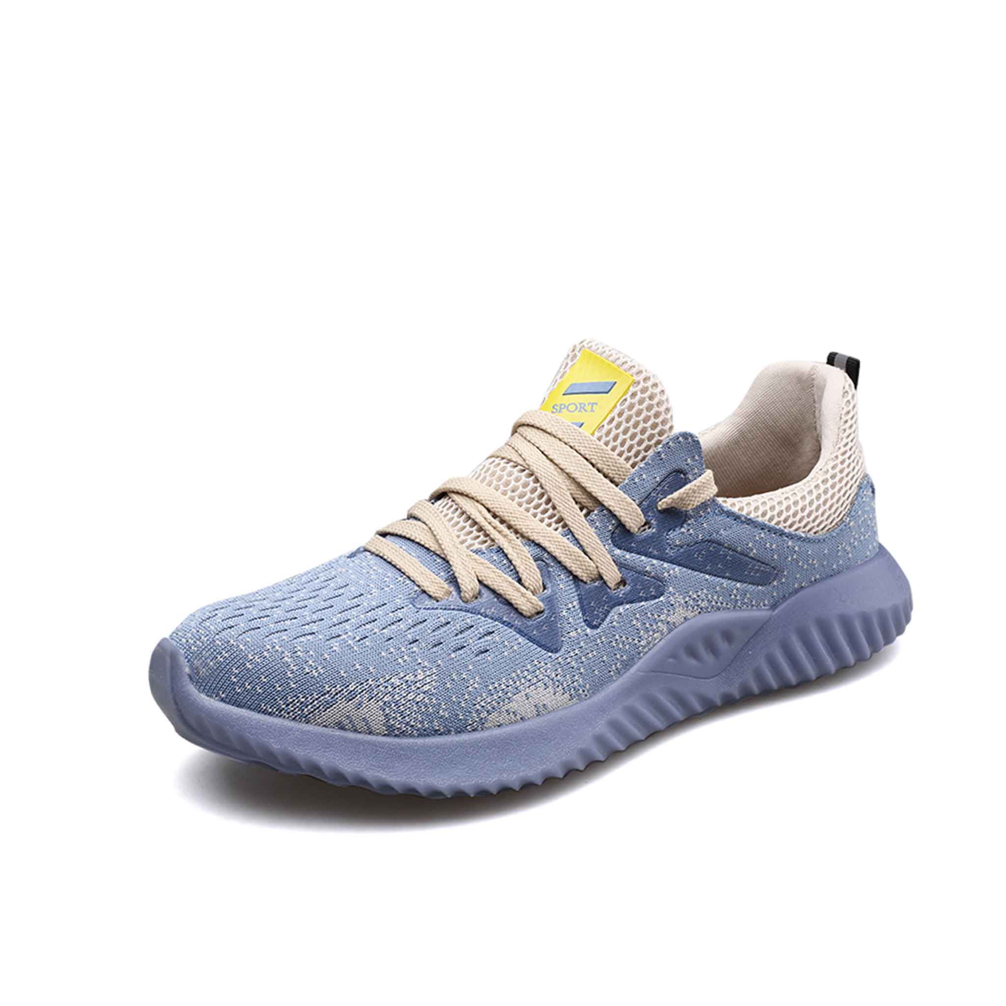 S3 Stylowe Niebieskie Sneakersy ze Stalowym Noskiem dla M??czyzn