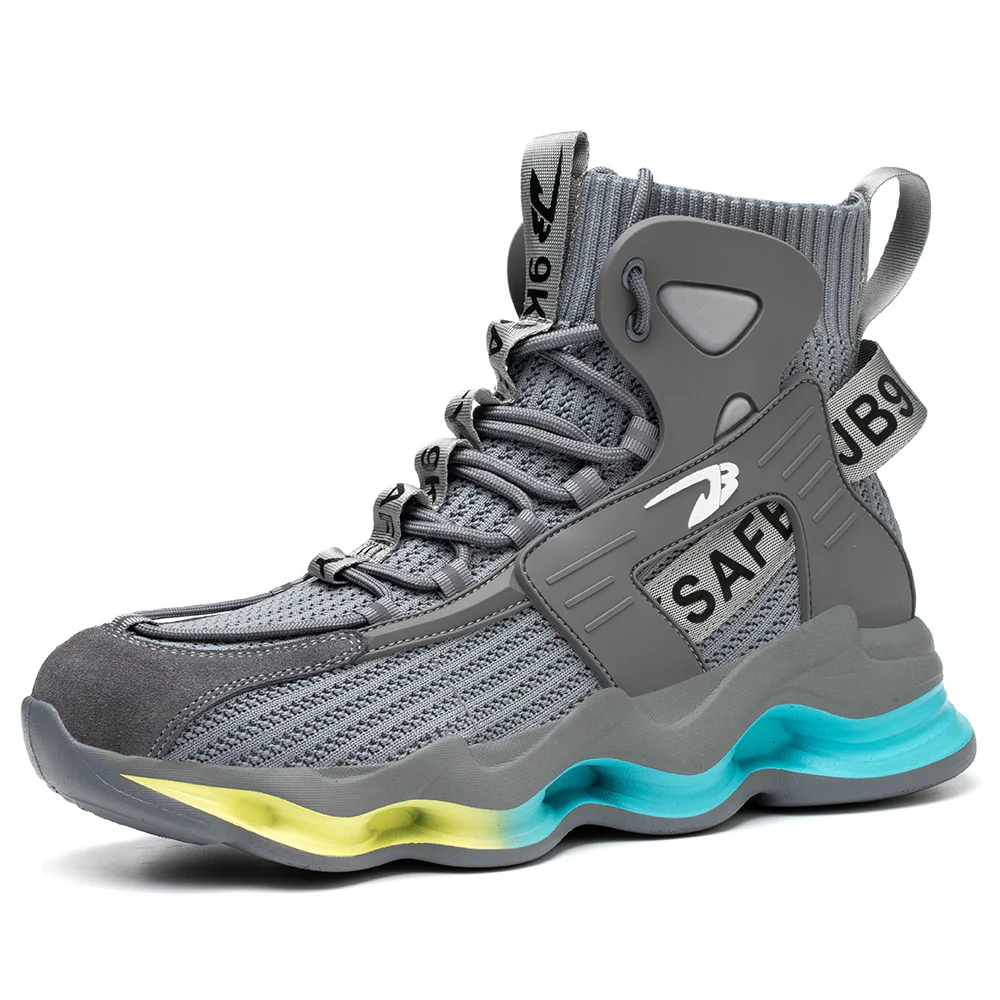 Buty robocze m?skie z kevlarow? podeszw? i stalowym noskiem - oddychaj?ce