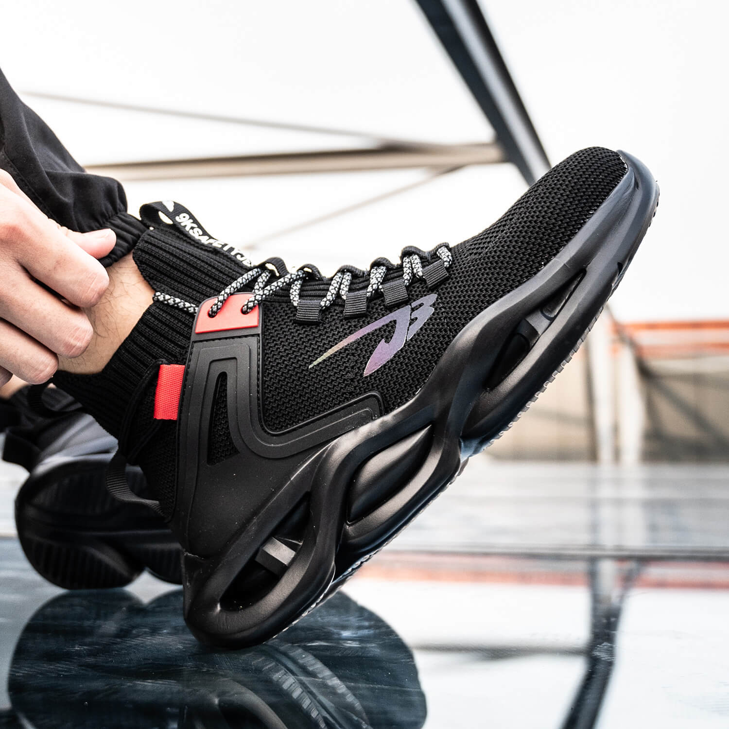 S3 Wygodne Buty Z Wysokimi Stalowymi Noskami