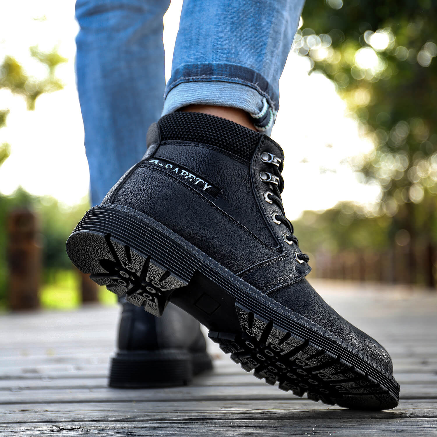 Antypo?lizgowe, Wodoodporne Buty Ochronne Ze Stalowym Podnoskiem