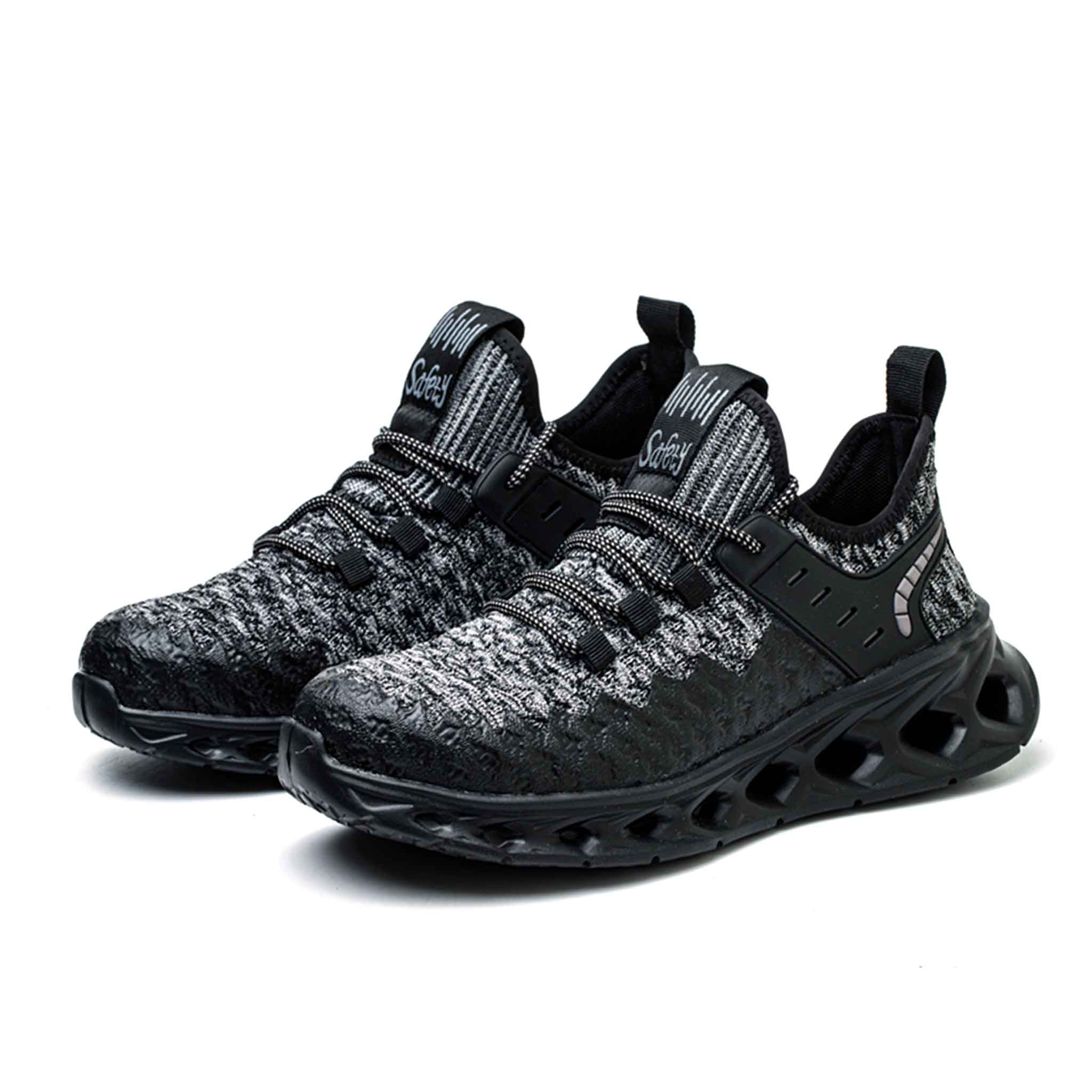 Buty M?skie S3 Ze Stalowym Noskiem �C Elastyczna Gumowa Podeszwa �C Do Pracy