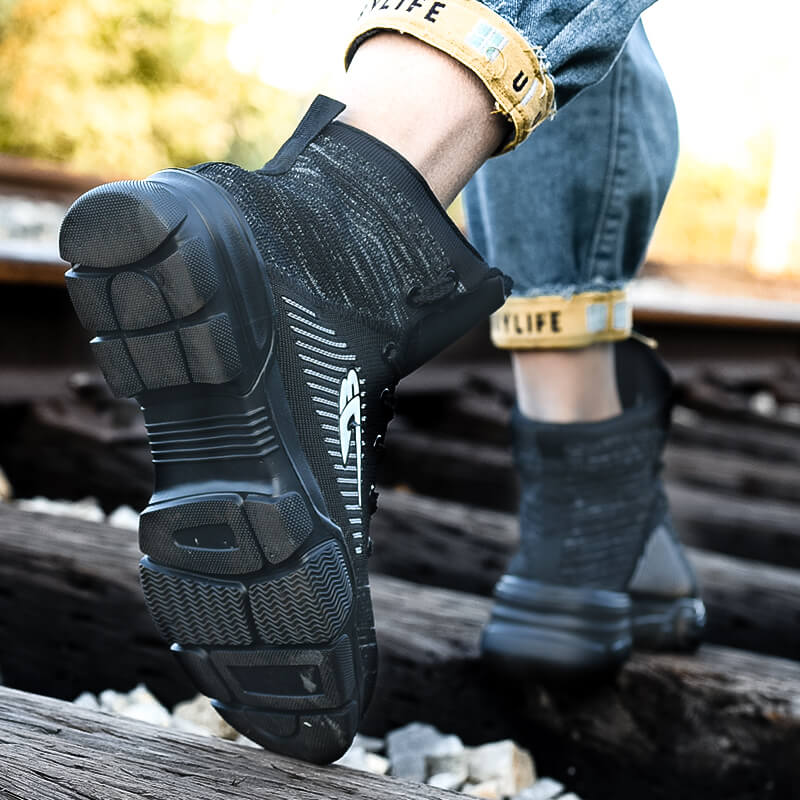 Lekkie Buty Za Kostk? S3 �C M?skie Buty Ze Stalowymi Noskami