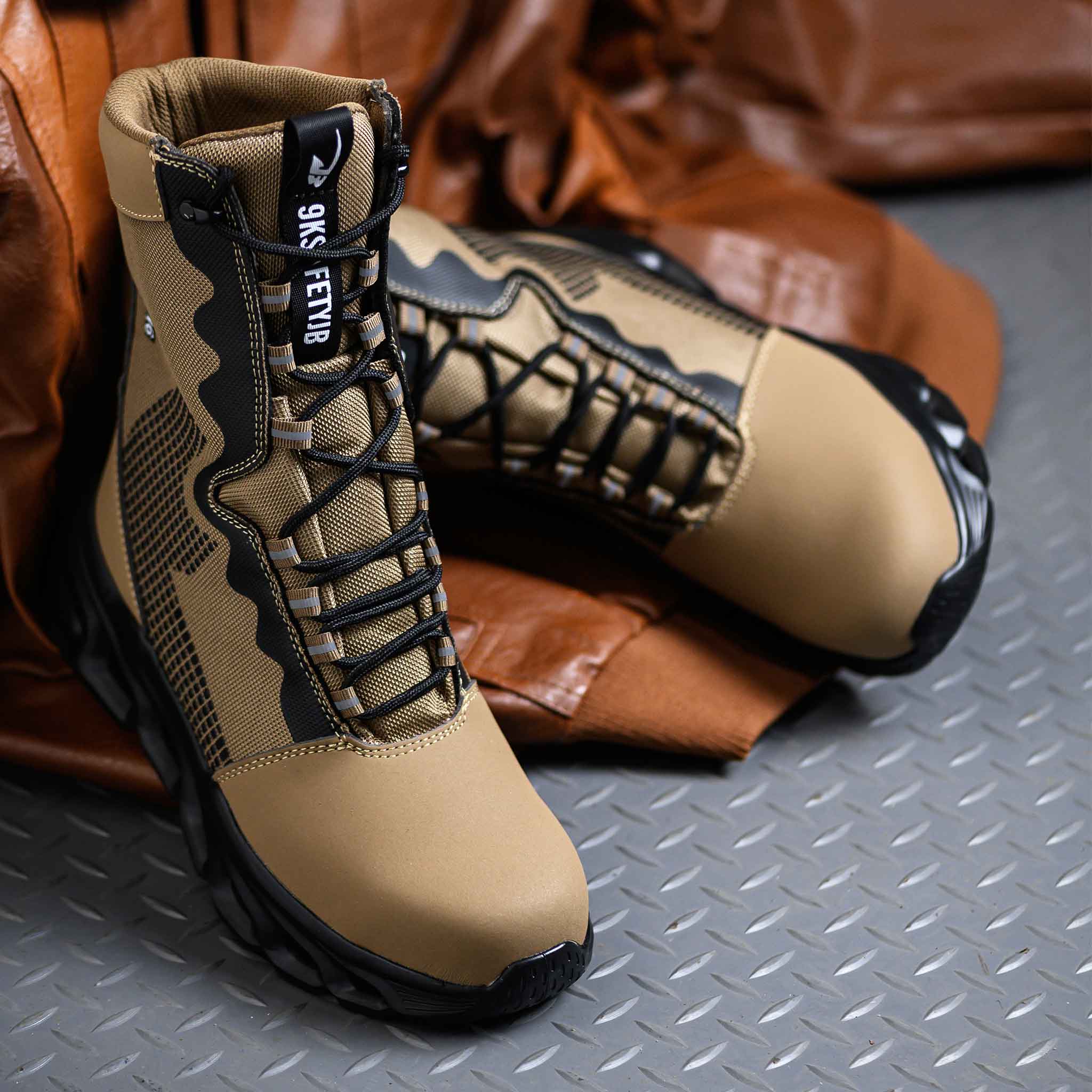 Wodoodporne M?skie Buty Robocze �C Antypo?lizgowe i Trwa?e ze Stalowym Noskiem