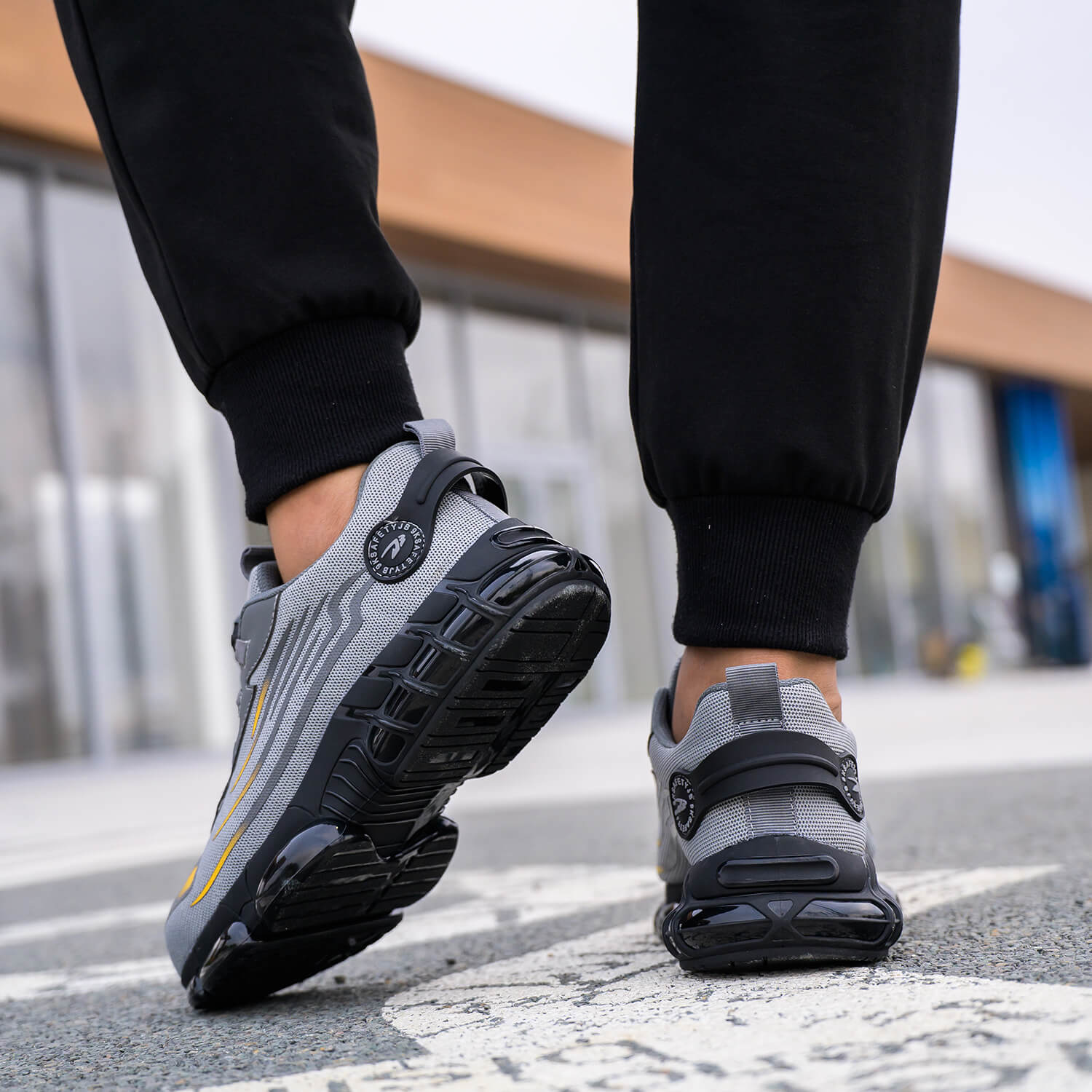 S3 Sznur��wki do k��? �C Lekkie Tenis��wki Robocze Ze Stalowymi Noskami