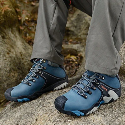 Buty robocze m?skie z metalowym podnoskiem - lekkie z odporn? cholewk?