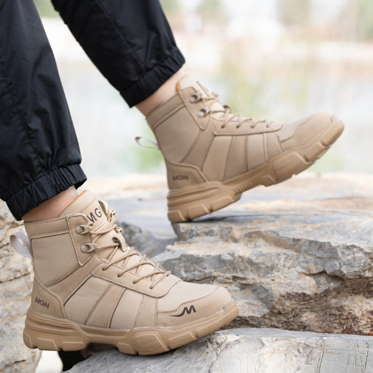 M?skie Buty Robocze �C Lekkie ze Stalowym Noskiem