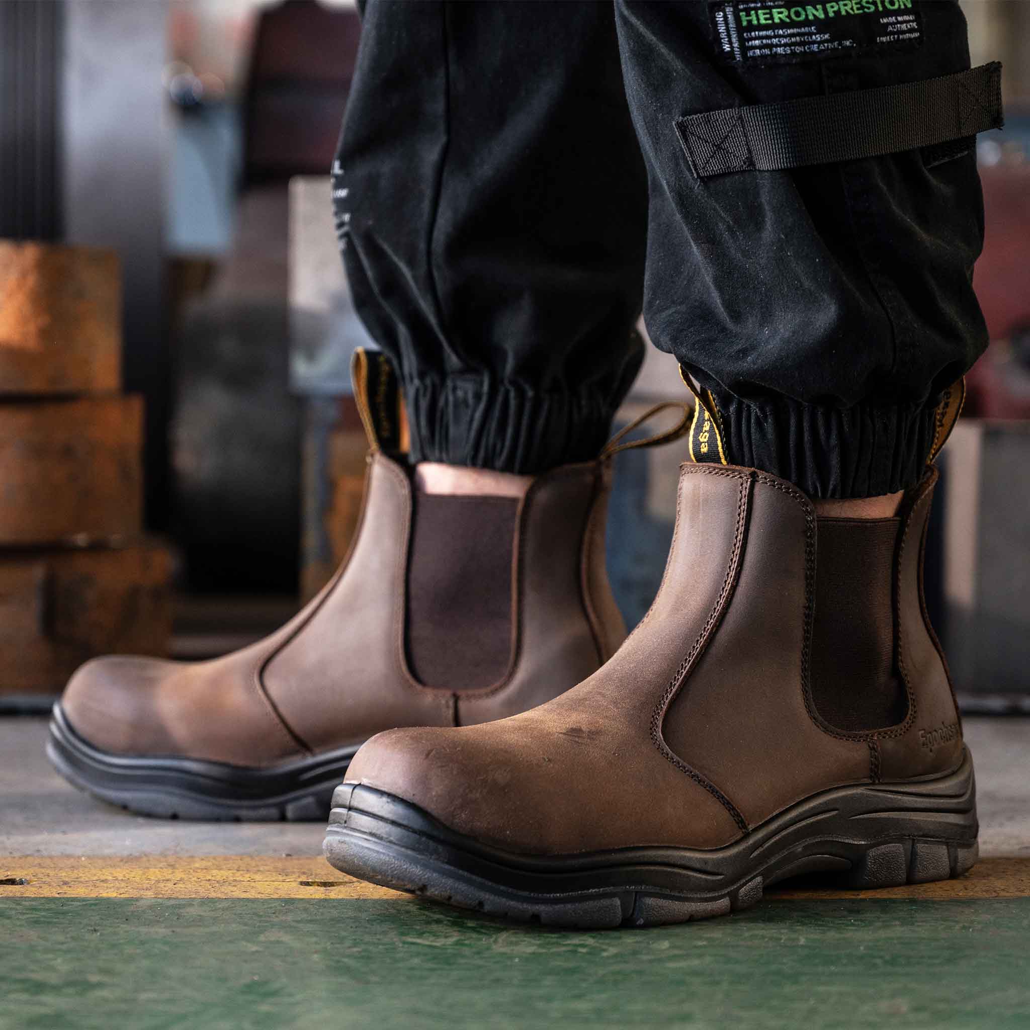 M?skie Buty Robocze Chelsea - Buty Ochronne Z Kompozytowym Czubkiem