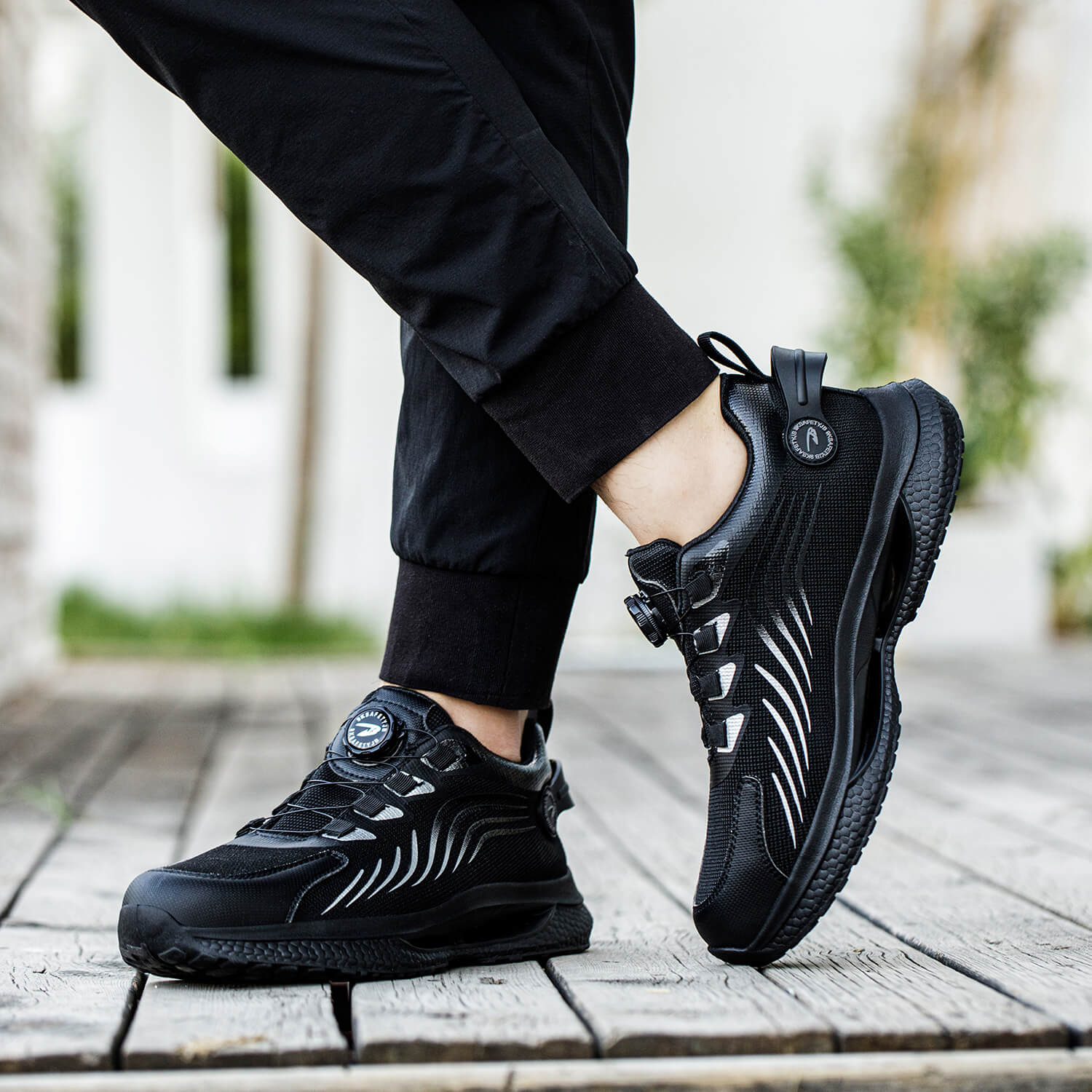 S3 Sznurowad?a Knob �C M?skie Tenis��wki Robocze Ze Stalowymi Noskami