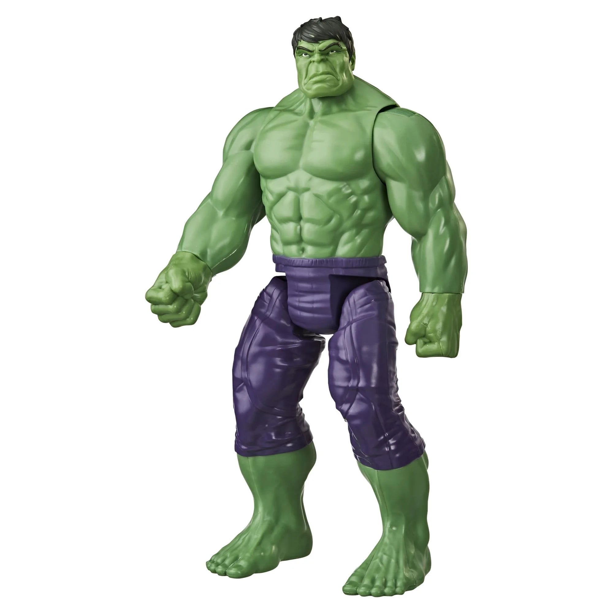 Figura de acción Marvel Avengers Titan Hero Series Blast Gear Deluxe Hulk, 12 pulgadas de alto