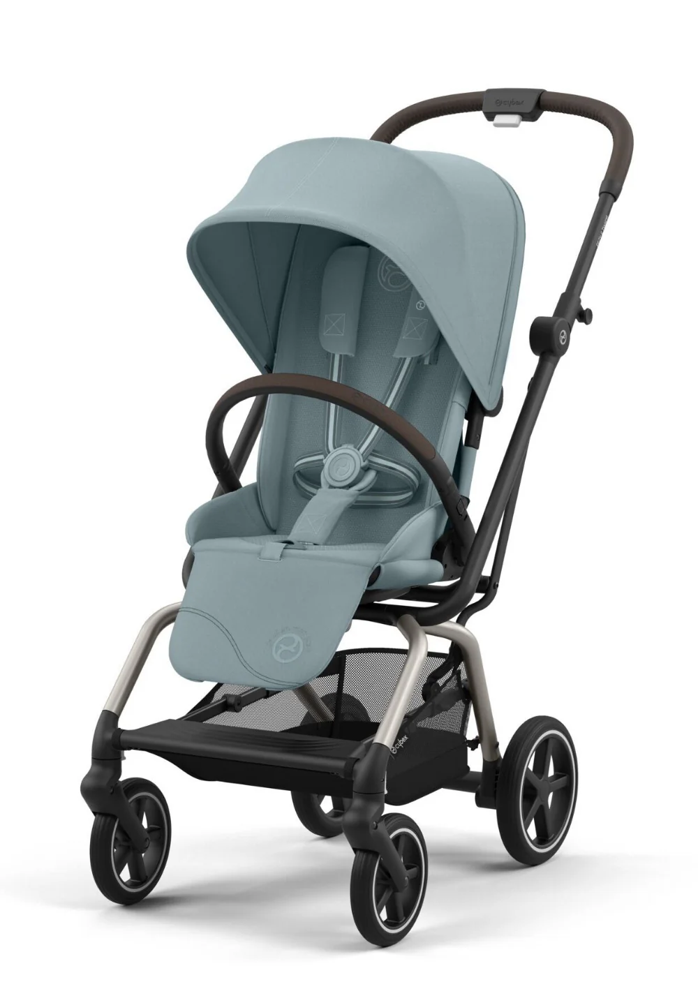 2025 Cochecito Eezy S Twist+2 Taupe / Azul Tormenta