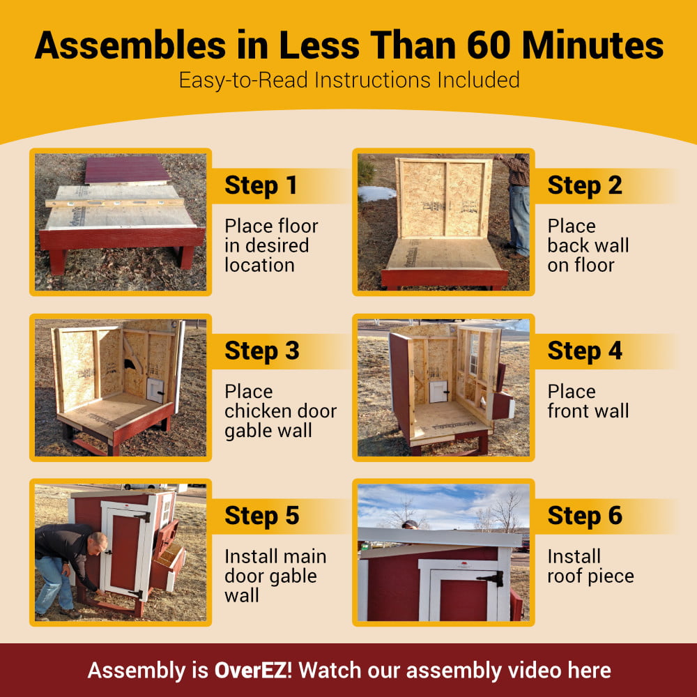 Gallinero OverEZ XL – Hasta 20 gallinas