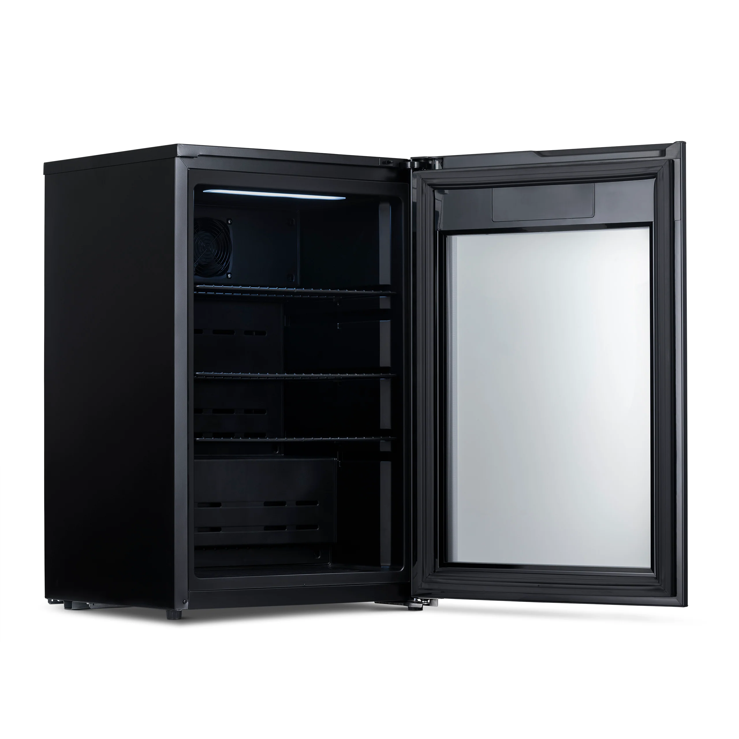 2025 Newair® Refrigerador de Bebidas Negro Independiente para 125 Latas con Función de Congelación Rápida – 22,1”