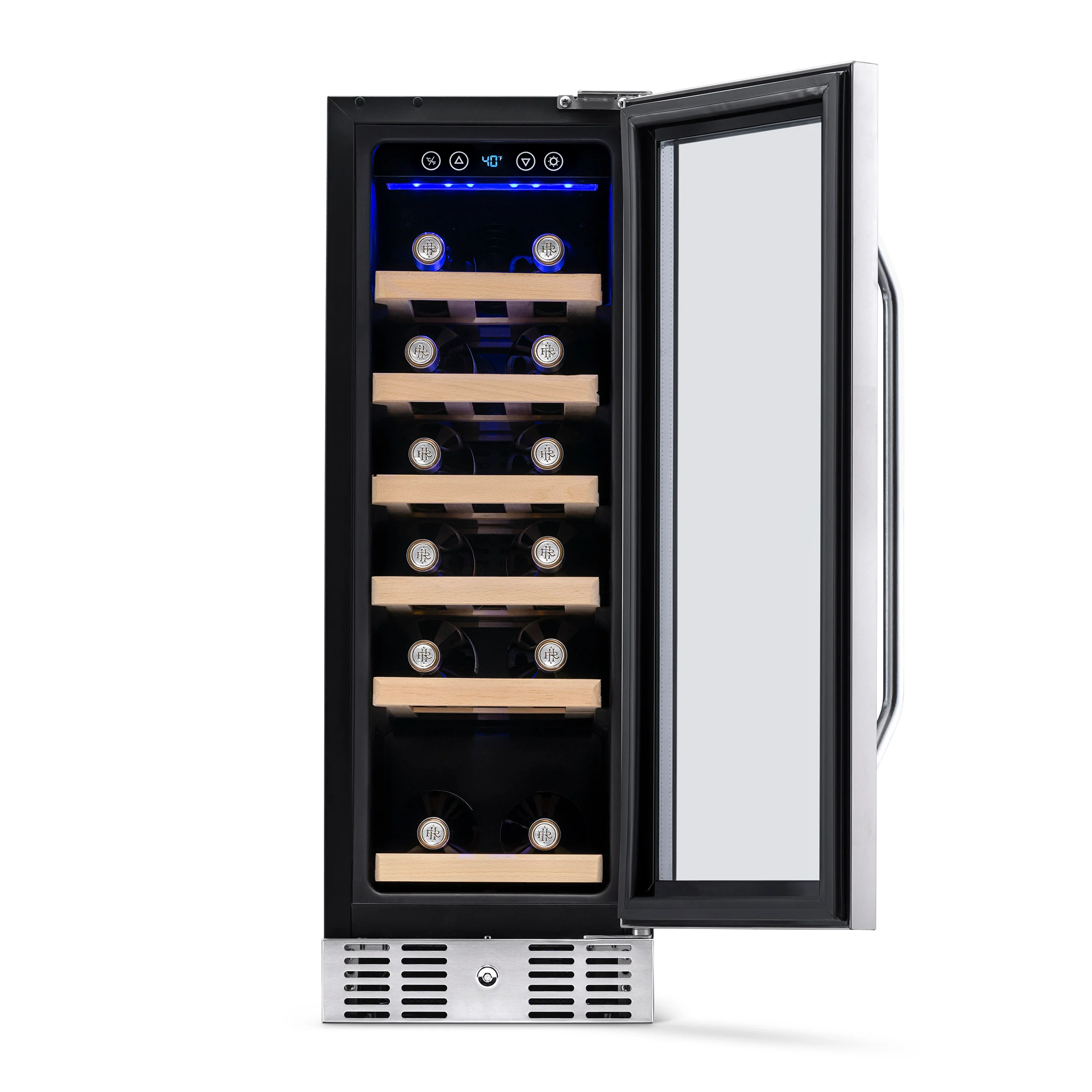 2025 Refrigerador de Vinos Empotrable Newair – Acero Inoxidable