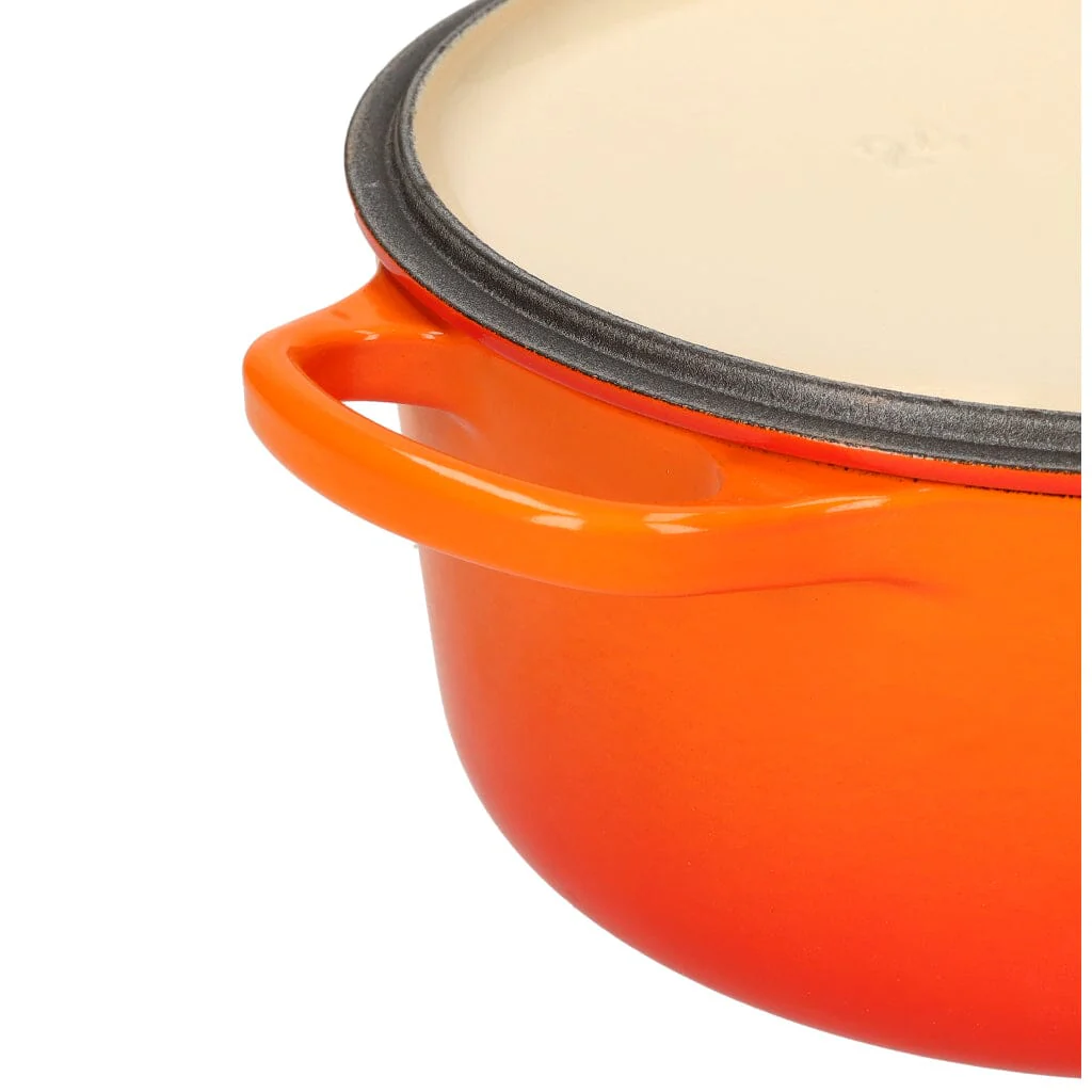 2025 Le Creuset - Cacerola / Cocotte Signature redonda Naranja Rojo 24 cm 4,2 l