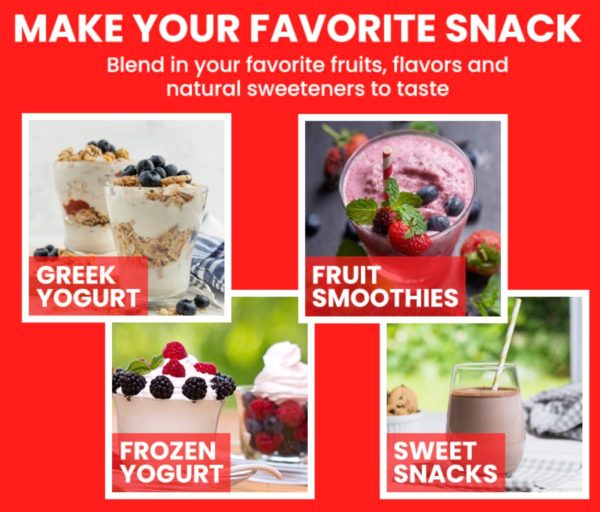 Máquina para hacer yogur probiótico Ultimate con dos recipientes de 1 cuarto para grandes cantidades – Produce trillones de probióticos vivos con control ajustable de temperatura y tiempo – Mejor yogurtera para yogur griego – GARANTÍA DE POR VIDA