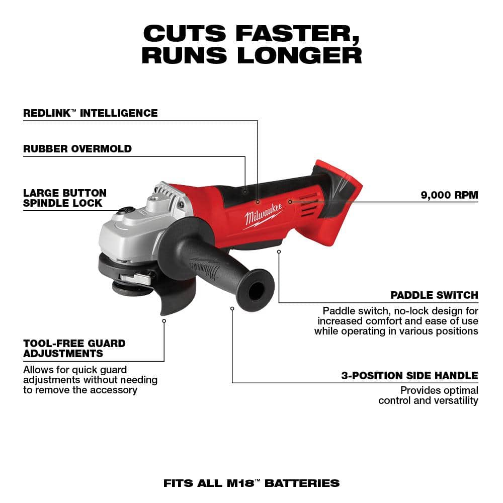 2025 Kit Combo Herramientas Inalámbricas Milwaukee M18 18V de Litio (6 Herramientas) con Dos Baterías de 3.0 Ah, 1 Cargador, 1 Maletín de Herramientas - Modelo 2696-26