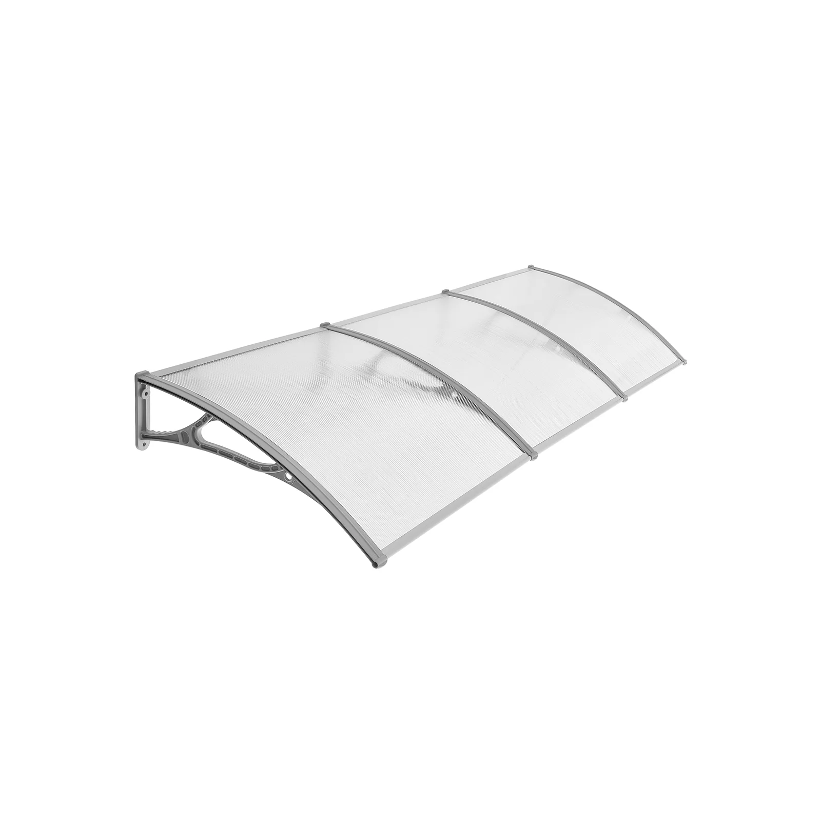 2025 Marquesina de puerta inclinada 275 x 90 cm SONGMICS, gris transparente