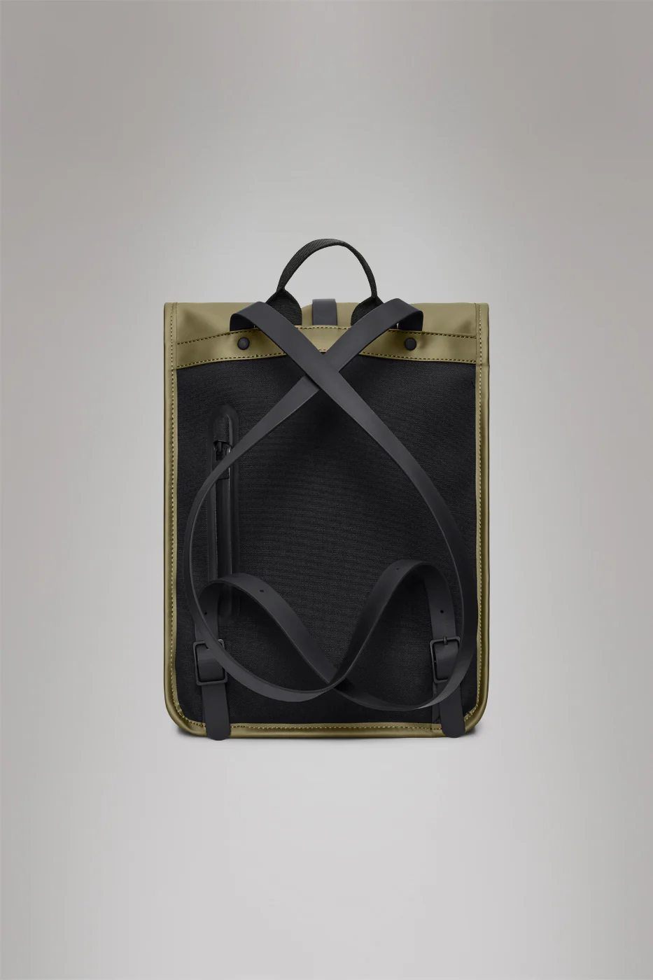 2025 Rolltop Rucksack Mini – Mochila Urbana Compacta e Impermeable con Cierre de Mosquetón – Tejido PU – Ideal para Desplazamientos Diarios