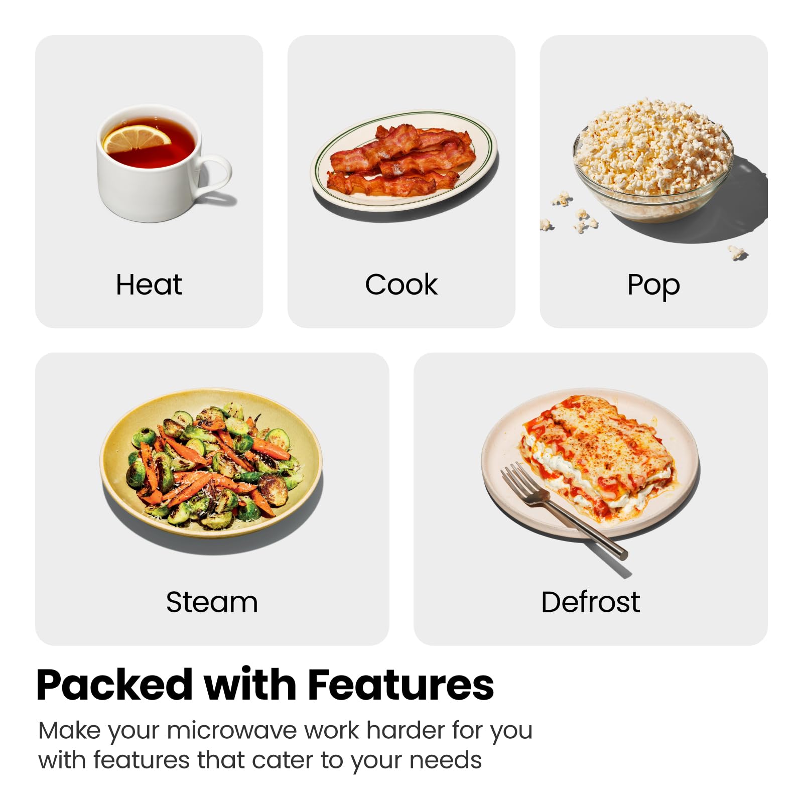 Chefman Microondas de Encimera Stainless Essentials