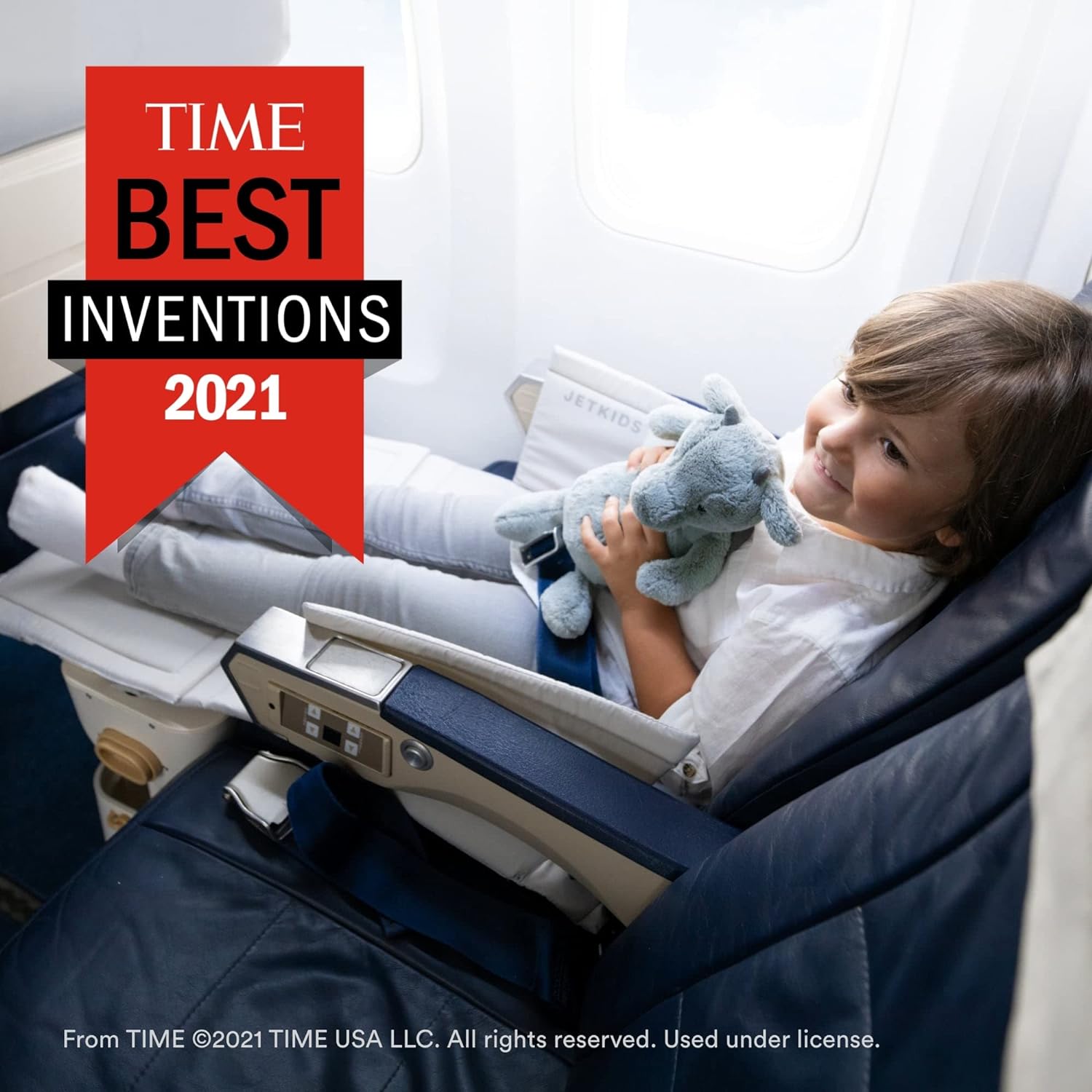 Maleta de Mano para Niños y Cama para Vuelo – Ayuda a tus hijos a relajarse y dormir en el avión – Aprobada por múltiples aerolíneas – Ideal para niños de 3 a 7 años