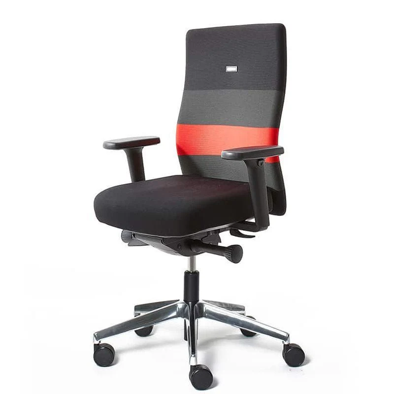 2025 Silla de Oficina Ergonómica Agilis AG10 EL SALVADOR DE ESPALDA con Bandas de Colores – Configurable