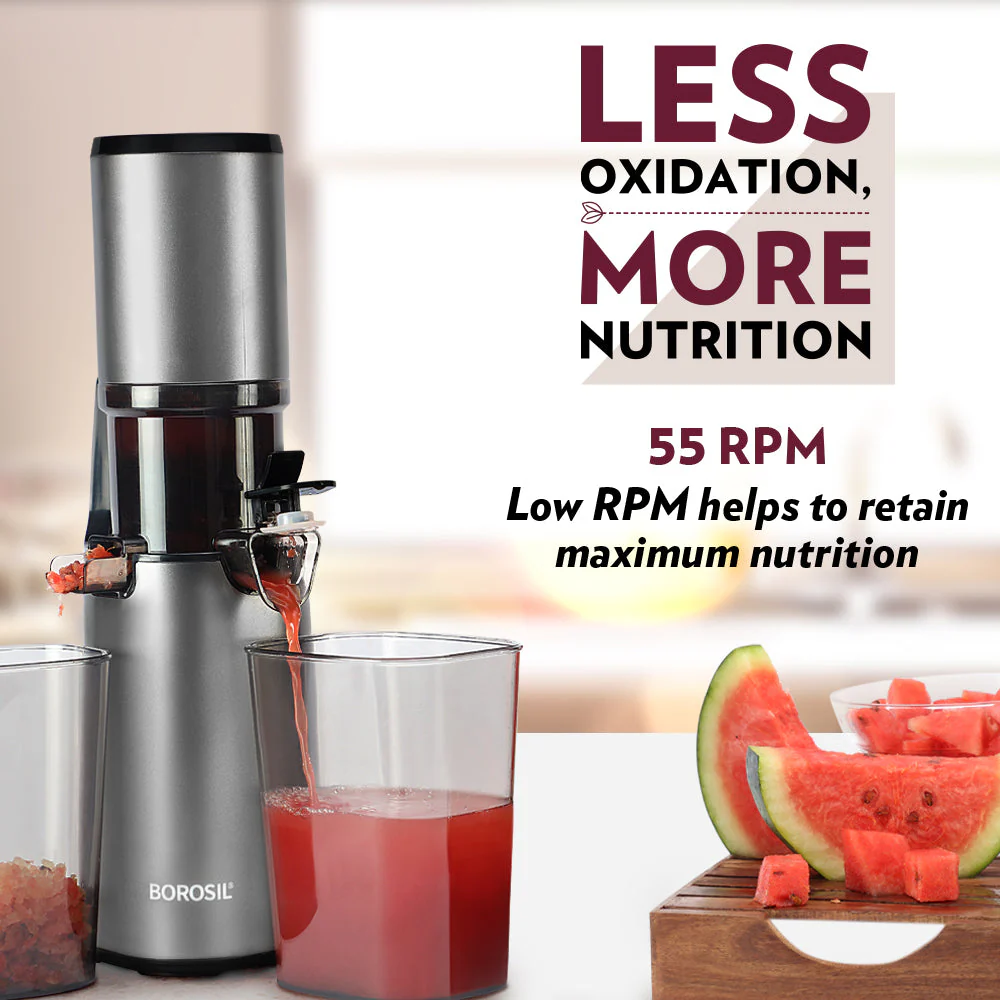 2025 Extractor de jugos Borosil Smart Juice Slow Juicer