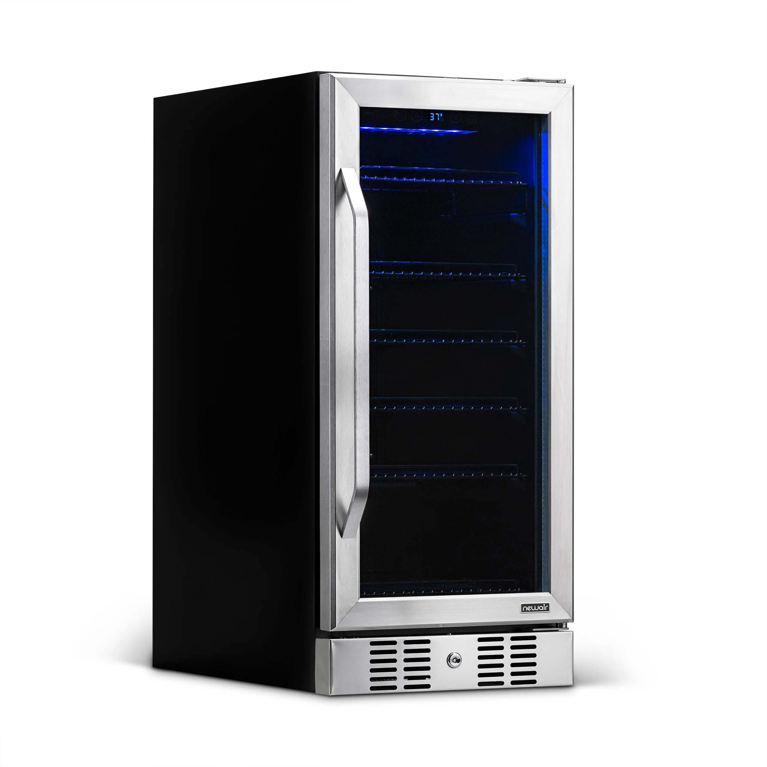 2025 Newair® Refrigerador de Bebidas Empotrable de Acero Inoxidable - 96 Latas - 15”