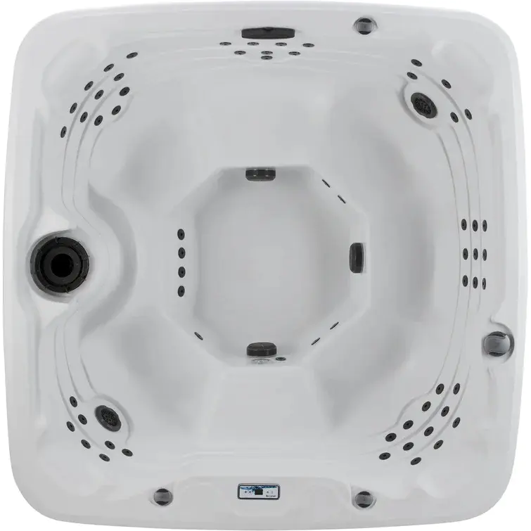 Lifesmart Spas LS700DX Spa de 230 Voltios para 7 Personas con 90 Chorros, Cuadrado, con Ozono