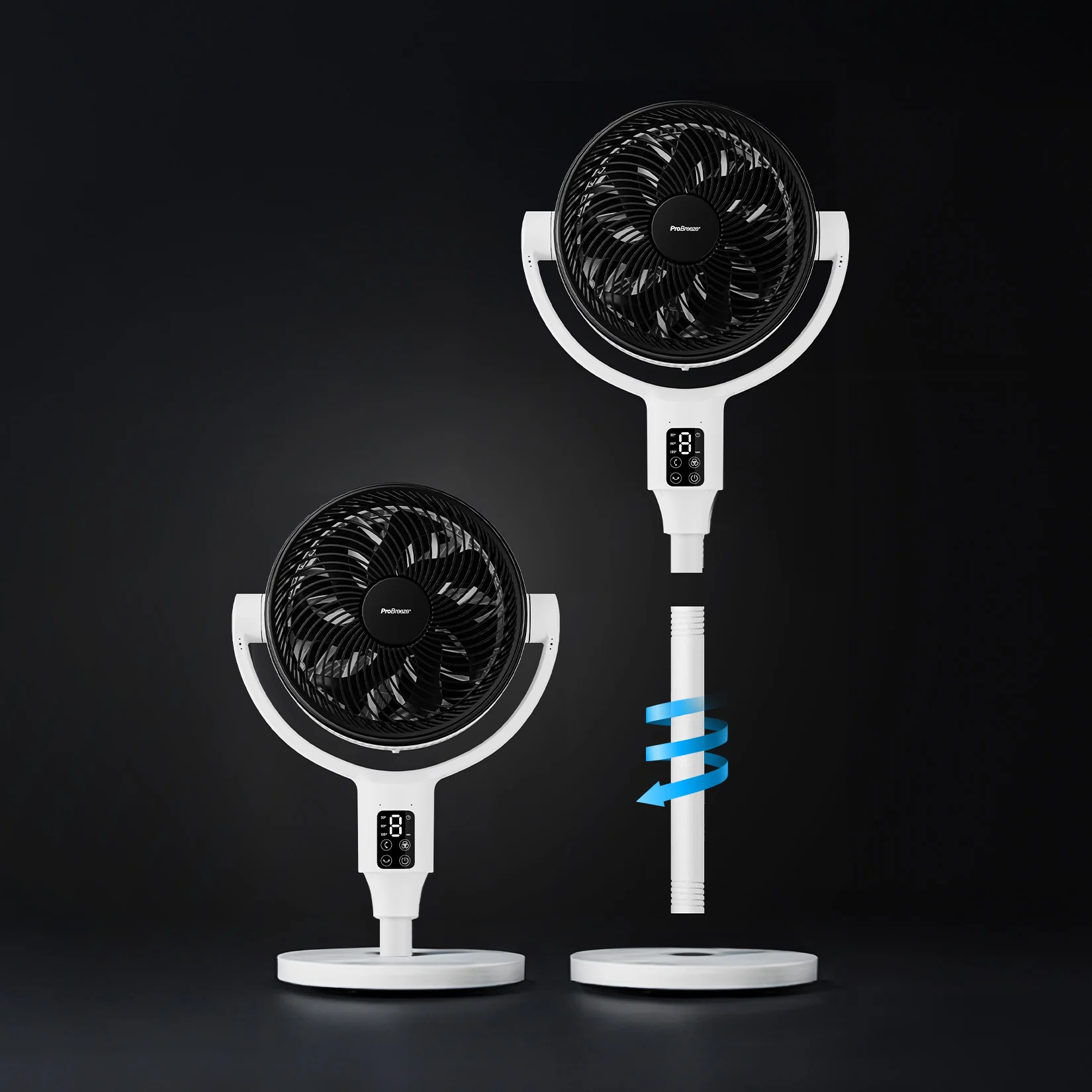 2025 Ventilador de Pie Híbrido AirFlo Plus™ 44