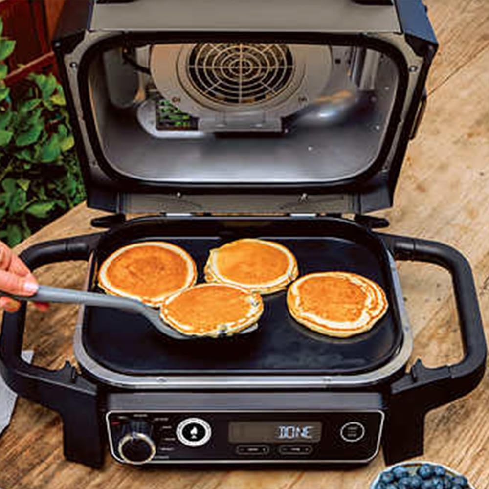 2025 Parrilla y Ahumador Profesional para Exteriores, Termómetro Integrado, Parrilla Principal 7 en 1, Ahumador BBQ, Freidora de Aire, Horno, Deshidratador, Parrilla, Pellet de Leña, Portátil, Eléctrica