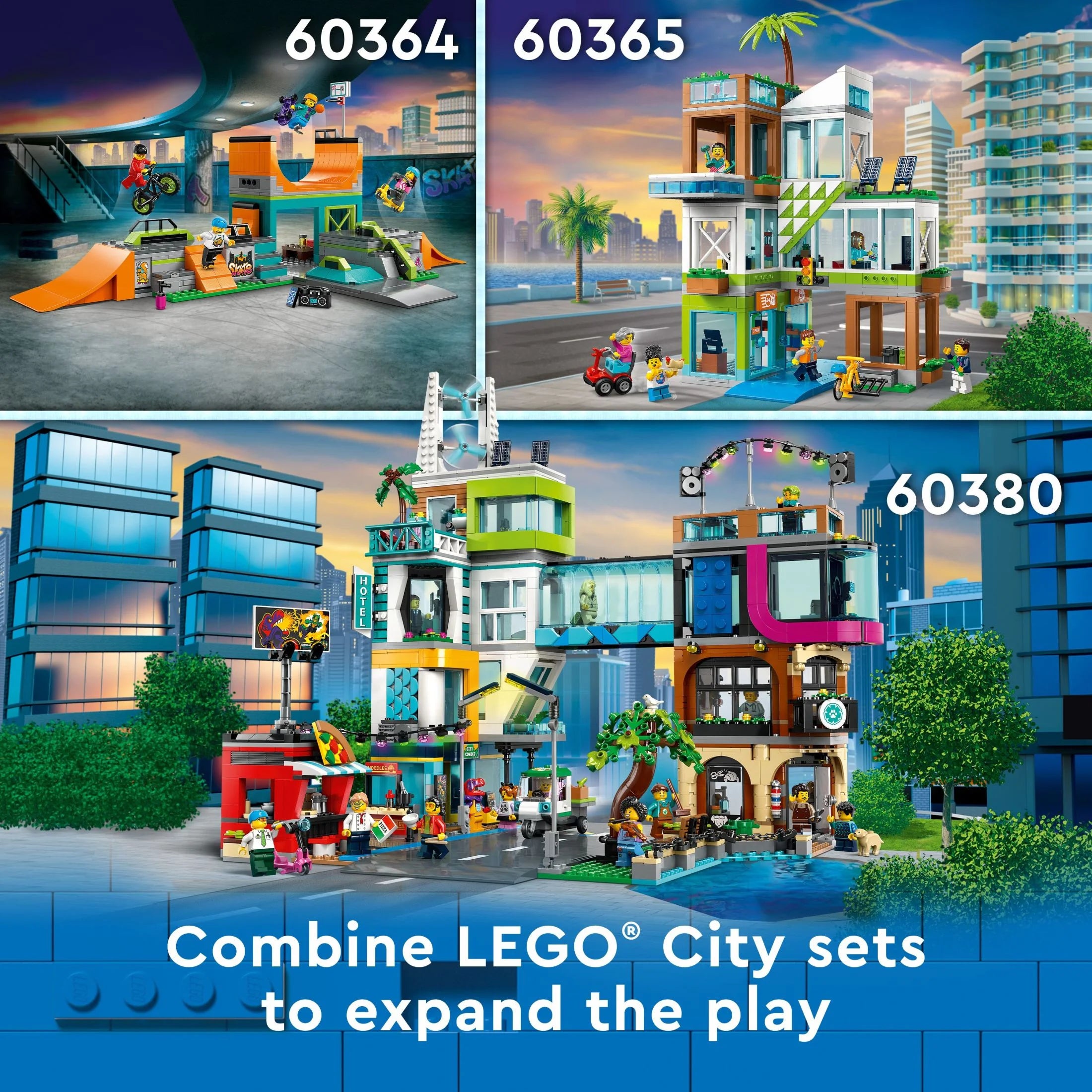 Centro de Esquí y Escalada LEGO City 60366, Set de Construcción de 3 Niveles con Pista de Esquí, 8 Minifiguras y 2 Figuras de Animales para Juego Imaginativo de Deportes de Invierno, Idea de Regalo Divertida para Niños y Fanáticos del Esquí