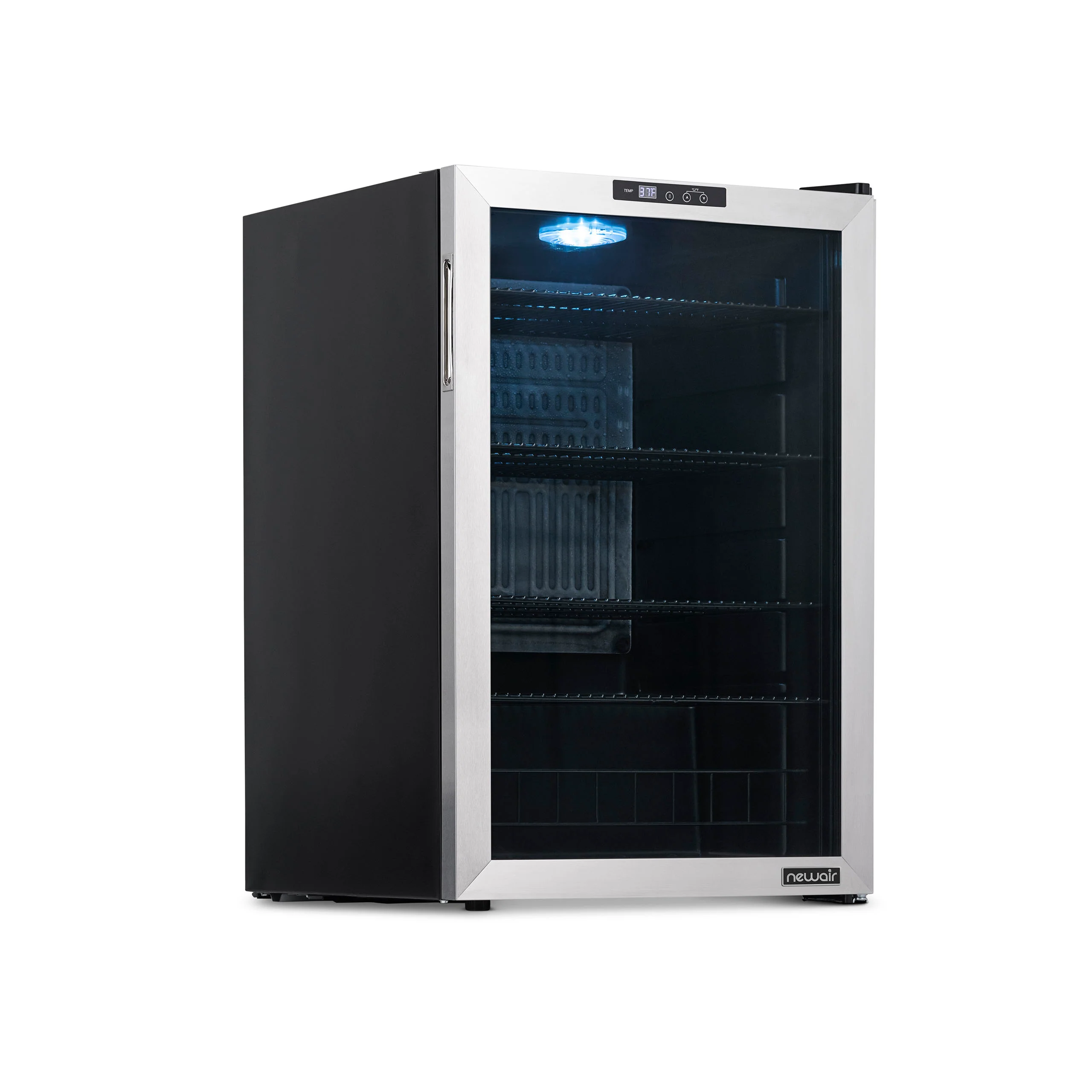 2025 Newair® Refrigerador de Bebidas Independiente en Acero Inoxidable – 160 Latas – 21,3